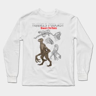 Beware the Rakes: Rake Sketches Long Sleeve T-Shirt